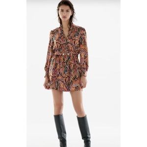 Zara Shorted print dress